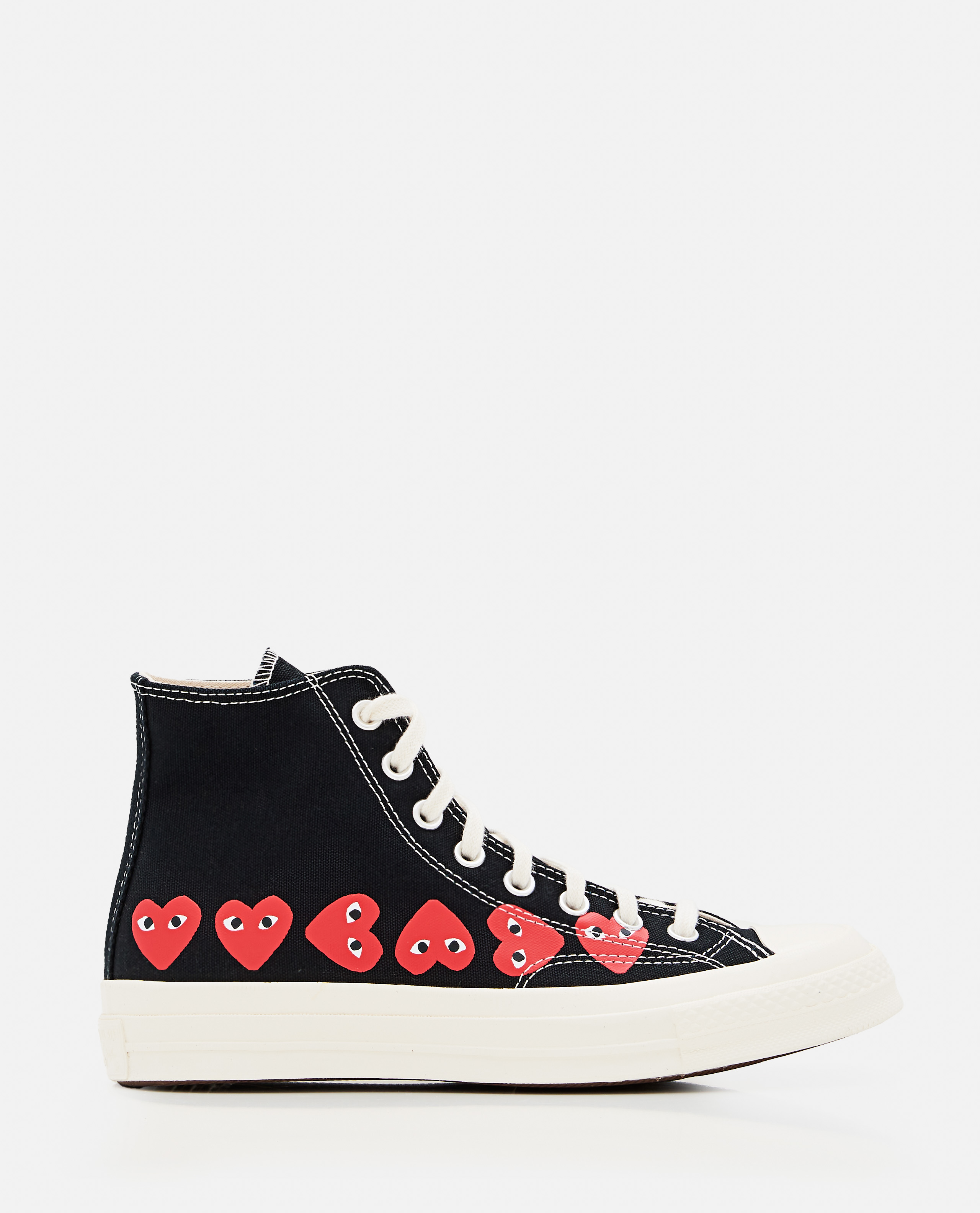 COMME DES GARÇONS X 컨버스 하이 탑 스니커즈